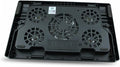 Laptop Cooling Stand 5 Fans USB Cooler Base with Anti-Skid Heatsink Bracket Multi-Angle Adjustable for Gaming and Office Laptops Black