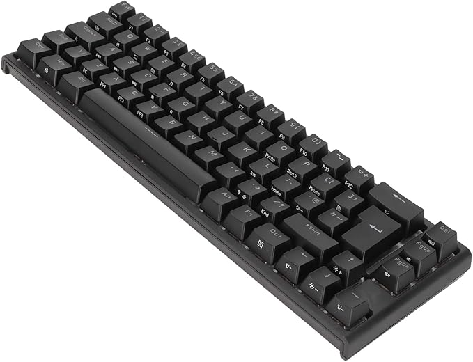 Mechanical Gaming Keyboard 68 Keys RGB Backlit Type C USB Keyboard Wired Computer Gaming Keyboard for PC Office Desktop Computer