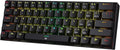 Redragon K630 Dragonborn 60% Wired RGB Gaming Keyboard 61 Keys Compact Mechanical Keyboard with Tactile Brown Switch Pro Driver Support Black