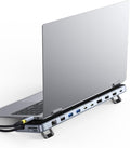 Baseus Laptop Docking Station Stand 12 in 1 Triple 4K Display HDMI/DP 10Gbps USB A/C Fast Data PD 100W Ethernet TF/SD USB C Docking Station with Stand for Windows/Dell/HP/Lenovo/Asus/Acer/Mac
