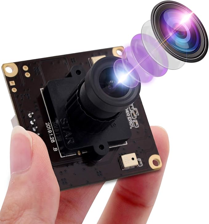 4K USB Camera Sony IMX317 Image Sensor Webcam for Windows Mac Android Linux (3.6mm Lens)