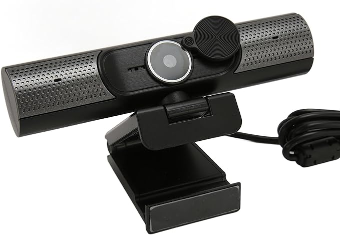 2K USB Webcam Auto Focusing HiFi Speaker Noise Reduction Mic Plug and Play PC Camera for Desktop Laptop Video Chat 2000 10 Vista OS X