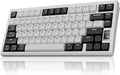 Mechanical Keyboard Chilkey ND75 LP Wireless Gaming Keyboard with LCD Screen Bluetooth 5.3/2.4G/USB-C Hot Swappable Per-Key RGB Custom Thin Front Wrist Rest Full-Aluminum PC/Mac Support
