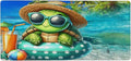 Beach Turtle Large Mouse Pad Gaming Mousepad Desk Mat for Desktop Computer Keyboard Waterproof Mouse Mat Desk Pad with Non-Slip Base for Game School Office Home 35.4 x 15.7