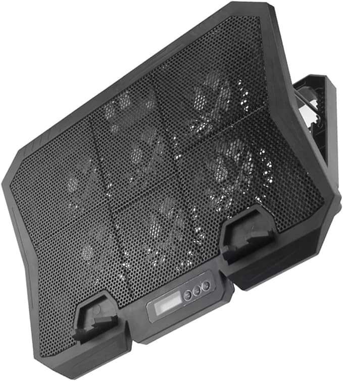 TEHAUX Laptop Cooler Fan Cooling Pad for Sturdy Stand for 15.6 Inches Heat Reduction for Smooth Performance