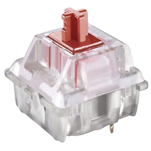 Ranked Cherry MX Key Switches for Mechanical Gaming Keyboards | Plate Mounted | MX1AL1NA (Cherry RGB Red 65 Pcs)