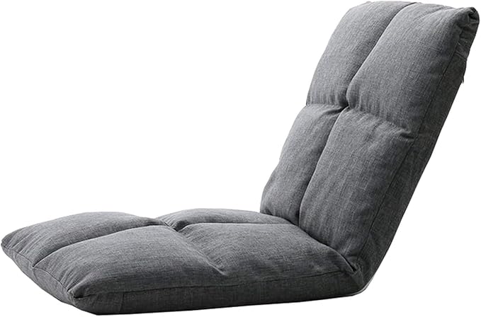 ELEFOCUS Folding Sofa Chair Folding Floor Chair Easy to Remove and Wash Comfortable and Breathable Household Cushion(Huise)