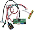 VGA DVI Audio LVDs Controller Board for 42 inch 1920x1080 LC420EUN-SDF1 IPS 51pins WLED LCD Large Screenwith 24V to 12V DC Power Converter Board