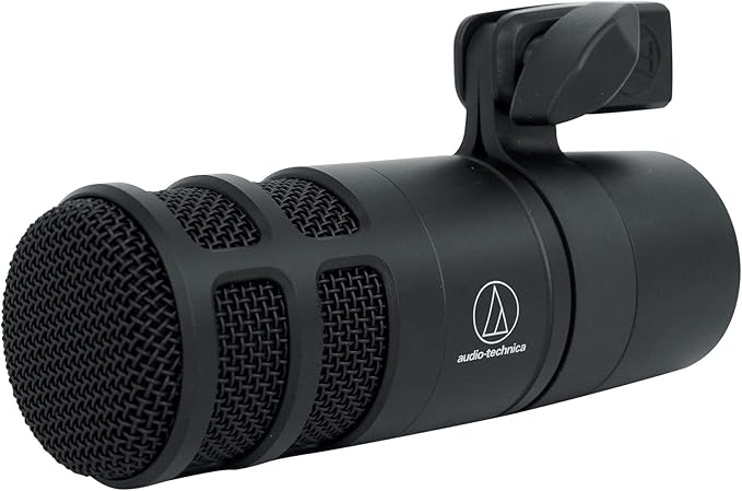 Audiosavings Bundle: Audio Technica AT2040 Dynamic Microphone Bundle with Rockville PRO-M50 Headphones w/Coil Cable Case+Extra Ear Pad &amp DMS40 40 Studio Boom Arm USB Mic Stand+Desk Clamp (3 Item