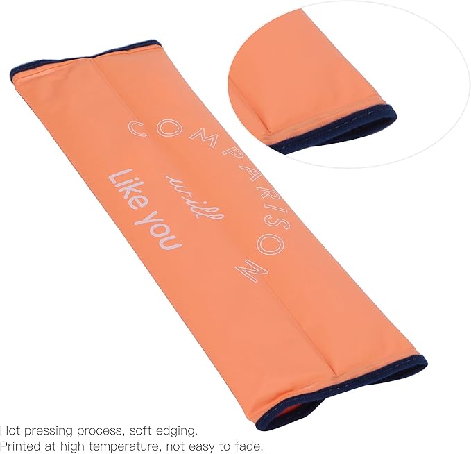 15.3 * 13in Ice Pad PVC Cool Car Liquid Cooling Pillow Ice Pillow Block Ice Pad for People in Hot Summer (7882 Orange Yellow Bottom)