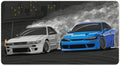 Large Mouse Pad Gaming Drifting S13 and S15 JDM Car Desk Mat Long Big Mousepad Extended Keyboard Computer Pad Office Desk Organizers and Accessories 40X75cm