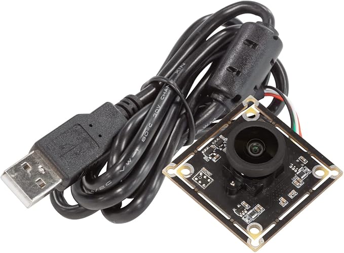 Arducam 12MP USB Camera Module 4K@15fps Lightburn Camera with M12 Manual Focus Lens for Raspberry Pi Windows and Mac OS