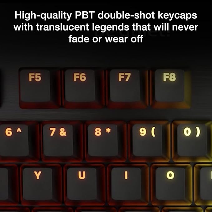 be quiet! Dark Mount Mechanical Keyboard | Tactile | Hot-Swappable Lubricated Silent Switches | Detachable Numpad and Media Dock | Programmable ARGB Keys | Quality PBT Double Shot Keycaps | BT002US