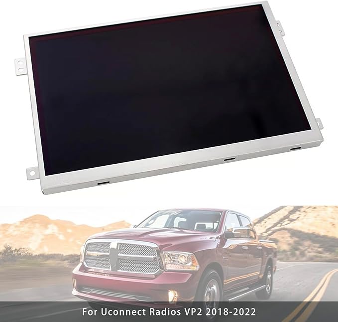 Areyourshop 7 LCD Digitizer Touch-Screen C070EAT01.0 for Uconnect Radios VP2 (2018-2022) - for Dodge Ram 2018-2021 for Chrysler for Jeep - Scratch Resistant Direct Replacement
