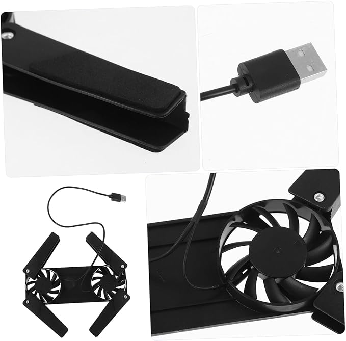 HOMSFOU 4pcs Laptop Cooling Fan Pad Notebook Cooling Stand Desktop Stand Gaming Laptop Heat Dispersion