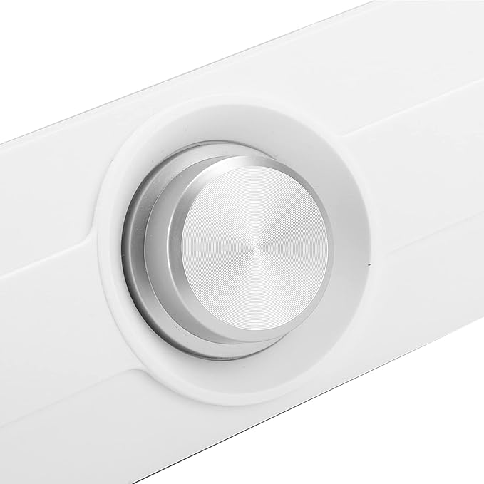Computer Speakers Subwoofer Soundbar Speaker for Laptop Computer 2 Channel Bass Speaker 3W Computer Sound Bar Volume Control (White)