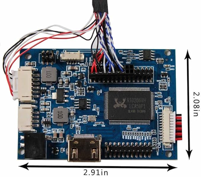 VSDISPLAY LCD Controller Board Work for 14 15.6 1366x768 b140xw03 v.0 N156B6 LP156WH4 TL B156XW02 LP140WH1 LP140WH3 TL LTN140AT02 LTN140AT07 B156XW04 B156XTN02.1 40Pin LVDS LCD Screen