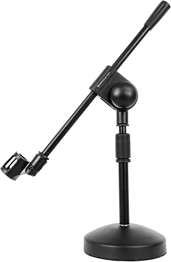 Audiosavings Bundle: D112 MKII Professional Dynamic Kick Drum Bass Guitar Microphone Bundle with Closed-Back Studio Monitor Headphones + Desktop Mic Stand with Boom &amp Adjustable Height (3 Items)