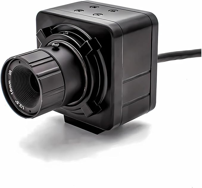 4K 8MP Surveillance IP Camera POE48V Digital Live Stream MINI Metal Box Fixed Lens Security Industrial Webcam