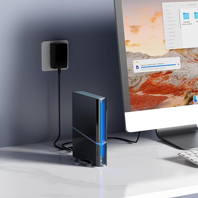 BX100 14TB USB 3.2 Gen 2 USB-C External Hard Drive for Windows or MacOS Desktop PC/Laptop