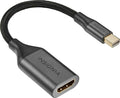 INSIGNIA TV Monitor &amp Display Adapters – 4K Ultra HD 60W Power Delivery USB 3.0 5Gbps – Compatible with MacBook iPad Chromebook Windows Laptops (Mini Displayport to HDMI Adapter)