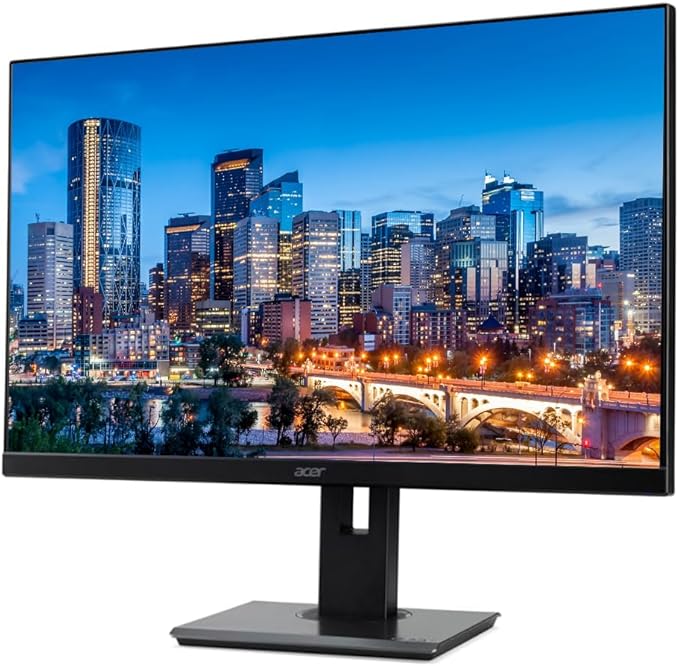 acer Vero B7 B277 E 27 inch 1080P Full HD IPS 100 Hz 4 ms Backlit Anti-Glare Widescreen LCD Monitor with Adaptive Sync Eye Care VGA HDMI DisplayPort Integrated Speakers