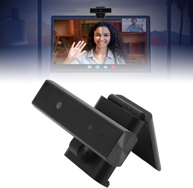 Jectse Recognition Webcam 2MP 1080P Computer Camera with Noise Canceling Microphone USB C Web Cam for Video Conferencing Live Streaming
