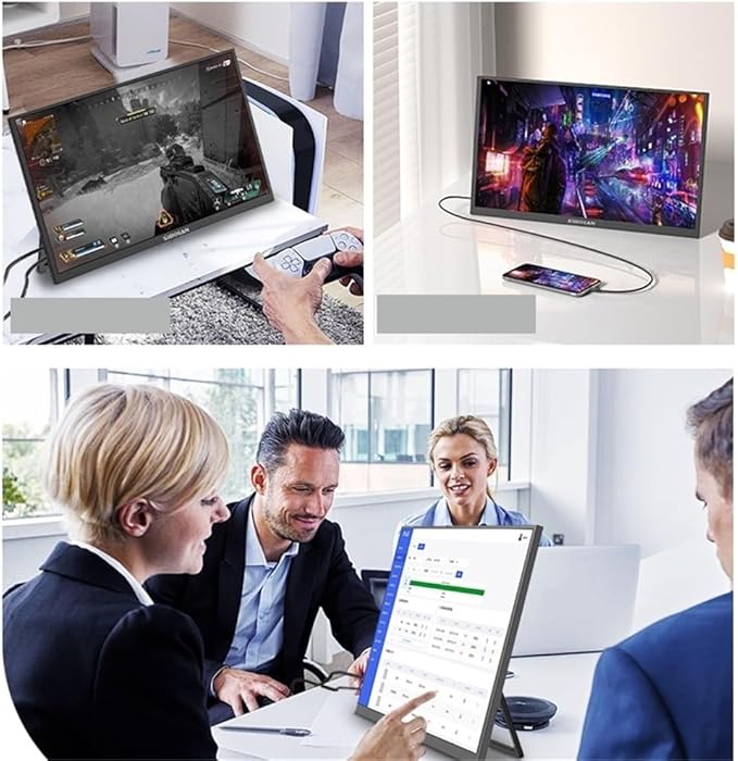 Portable Monitor for Laptop 21.5-inch Large Screen Portable Display HD 1920 * 1080P Extended Sub-Screen Portable Gaming Monitor