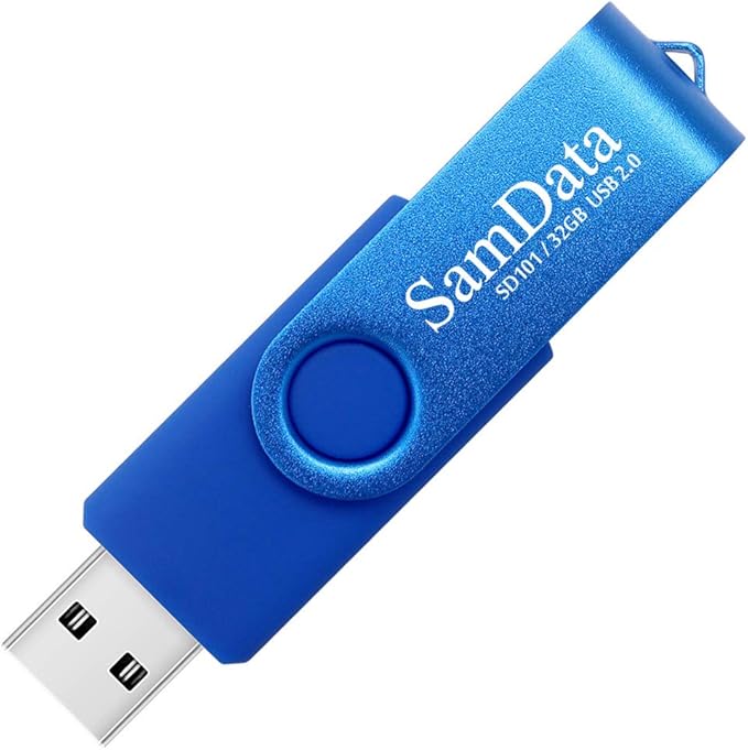 32GB USB Flash Drives 4 Pack 32GB Thumb Drives Memory Stick Jump Drive with LED Light for Storage and Backup (4 Colors: Black Blue Green Purple)