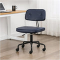 Adjustable Office Computer Chair with Armrest Office Chairs Office Furniture Home Soft Cushion Computer Armchair Lift Swivel Gaming Chair(Blue)