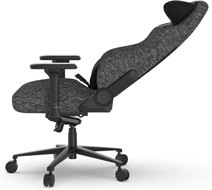 DXRacer Craft XL Video Gaming Chair for Adults Ergonomic Office Reclining Computer Chair with Magnetic Head Pillow and Lumbar Support Racing Style Height Adjustable (Woven Fabric Gray)