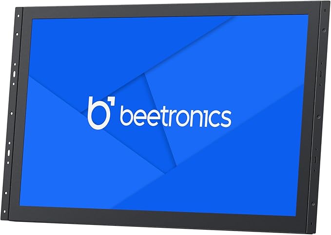 Beetronics 24-Inch Full HD IPS Monitor - Professional Industrial-Grade Display | HDMI VGA BNC RCA Inputs | Durable Metal Housing Matte Screen 24/7 Continuous Operation Wide Viewing Angle 24HD7M