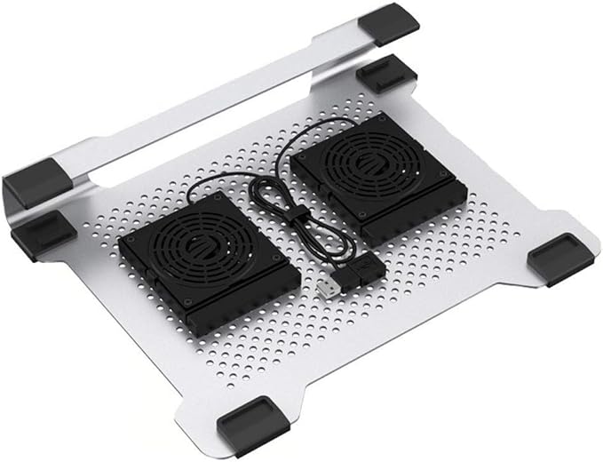 Gaming Laptop Cooler 12-15.6inch Strong WindDual USB 2.0 Ports Adjustable Mount Stand (Color : A)