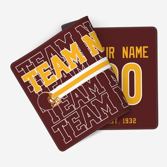 ANTKING W Mouse Pad Custom Name and Number Desk Pad for Men Women Youth Gifts