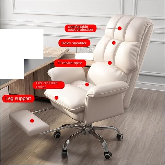 Gaming Chair Home Computer Chair Office Chair Gaming Chair Backrest Lifting Swivel Chair Comfortable Long Sitting Chair Sofa Seat Chair (Color : Blue)