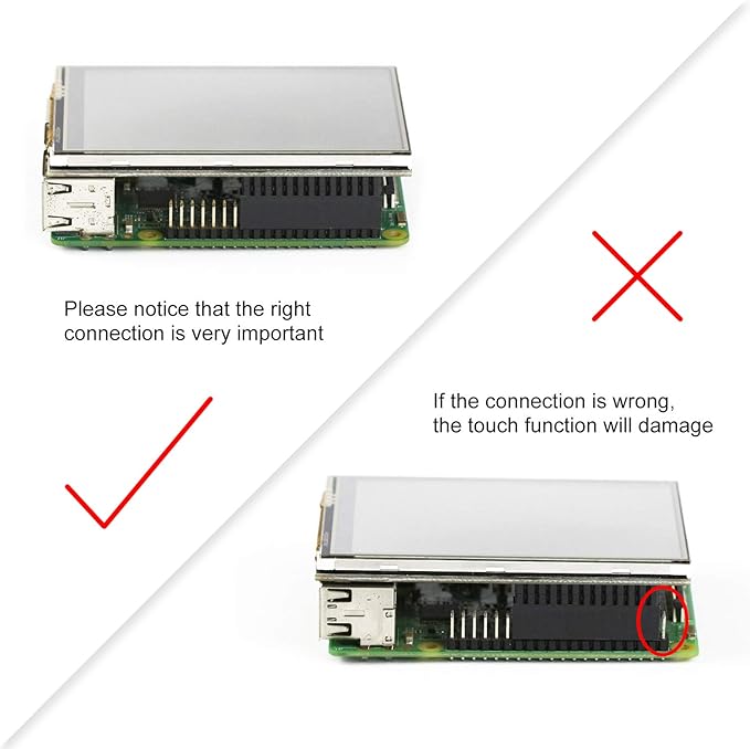 for Raspberry Pi 4 Touch Screen with Case 3.5 inch Touchscreen with Fan 320x480 Monitor TFT LCD Game Display