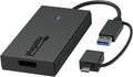 Plugable USB to DisplayPort Adapter - Connect via USB-C or USB 3.0 to Add a 2560x1440 Display – Compatible with Mac M1/M2/M3/M4 Windows and ChromeOS