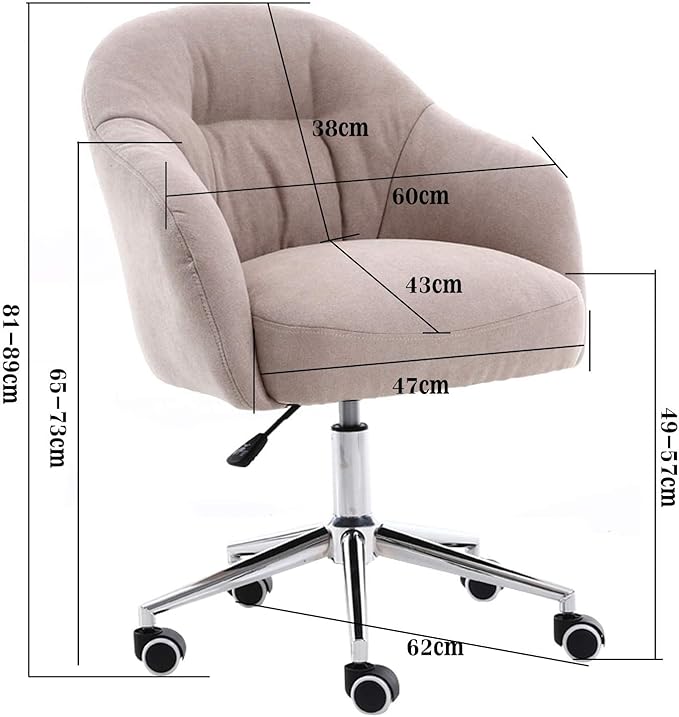 Gaming Chair Velvet Accent Chair Living Room 360 Degree Swivel Chair Velvet Home Office with Thick Sponge Cushion for Bedroom (Color : #2)
