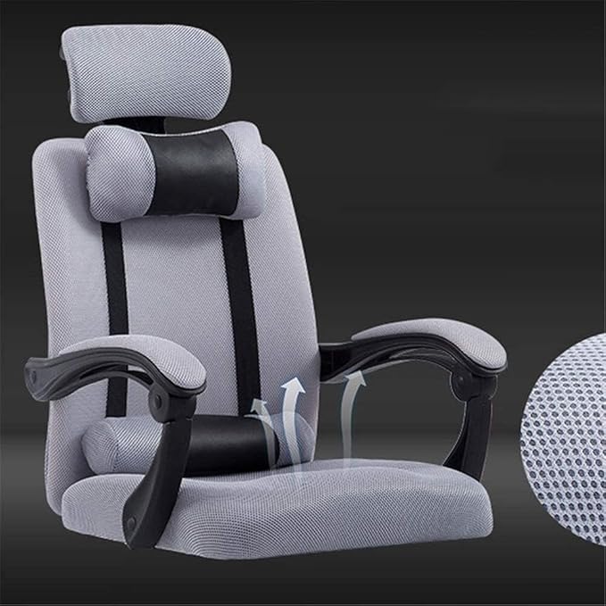 Office Chair Reclining Ergonomic Chair with Footstool Gaming Chair Office Desk Chair High Back Computer Chair Home Video Game Swivel Chair Chair Needed