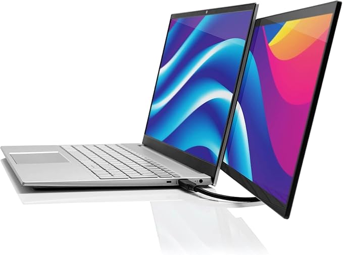 SideTrak Swivel Pro Touch 13.3 Portable Monitor for Laptop | Touchscreen Dual Display Patented 360° Swivel Hinge Laptop Screen Extender | Ultra-Slim USB-C® PC &amp Chrome Compatible