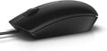 Dell MS116 USB Wired Mouse MS116 Ambidextrous Optical W125821886 (MS116 Ambidextrous Optical USB Type-A 1000 DPI Black)