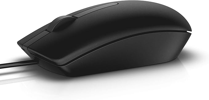 Dell MS116 USB Wired Mouse MS116 Ambidextrous Optical W125821886 (MS116 Ambidextrous Optical USB Type-A 1000 DPI Black)