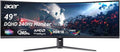 Acer Nitro 49” Gaming Monitor | UltraWide DQHD 5120 x 1440 | 1000R 32:9 Curved | AMD FreeSync | 240Hz Refresh Rate | 3ms (G to G) | 1 x Display Port 1.4 &amp 2 x HDMI 2.0 Ports | EI491CUR W3biiphx