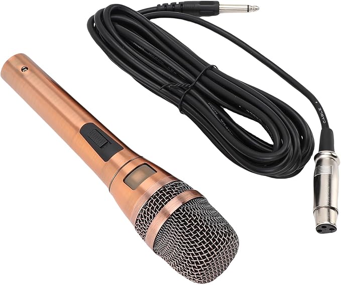 Dynamic Microphone for Professional Sound Quality - for Home KTV &amp Stage Use 600Ω Output Impedance