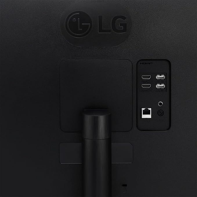 LG 34 Curved Smart WQHD (3440x1440) Monitor 100Hz HDR10 99% sRGB webOS 23 AirPlay 2 Screen Share Built-in Speakers Includes Remote Control