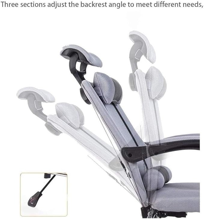 Ergonomic PU Gaming Office Chair with Headrest Retractable Footrest Lumbar Cushion 150° Reclining Adjustable Armrests and Quiet Wheels