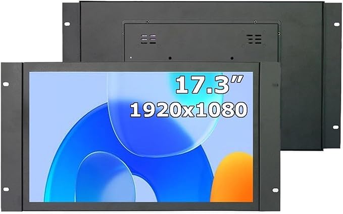 1pc 17.3 Inch 1920x1080 HD Industrial Grade Open Frame Embedded Touch Screen Monitor with Resistive Or Capacitive Touch Screen(Without Touch)