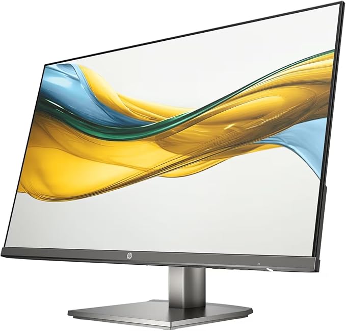 HP 24 FHD IPS Monitor with 5ms Respnose Time Anti Glare Flicker Free VESA Mount (100 x 100 mm) VGA HDMI &amp Dockztorm USB Port Expander Black/Gray Color