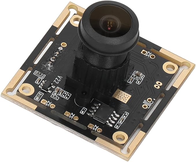 1MP USB Camera Module with HD 1280x720 Resolution Built in Video Webcam Board for Industrial Components Easy Plug and Play No Driver Needed 180° Wide Angle View MJPEG Format
