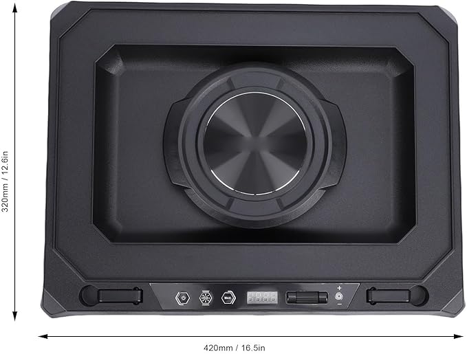 Gugxiom Gaming Laptop Cooling Pad 14 cm Turbo Fan with Magnetic Sealing Foam 5 Height Adjustable Stand + 4 Port USB Hub RGB 10 Mode Lighting Fits 1519 Notebooks